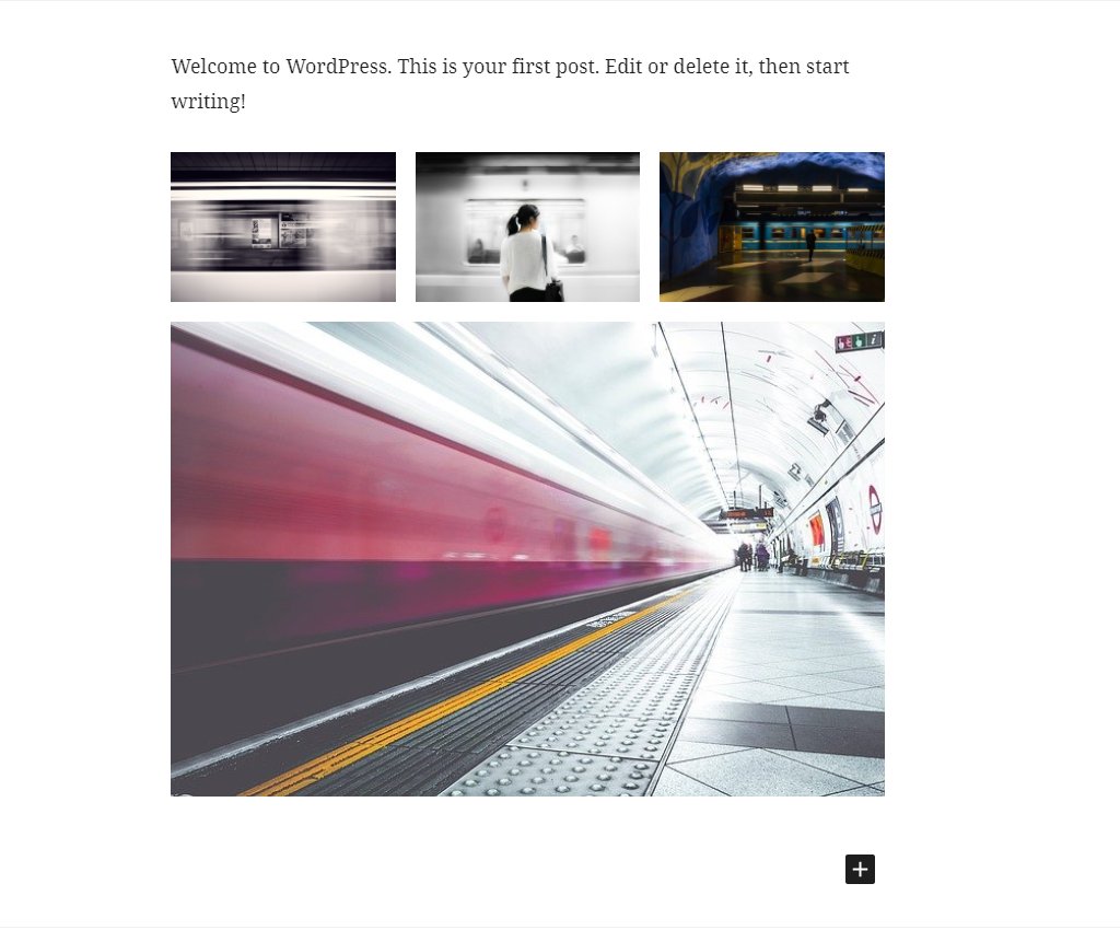 Gutenberg | 如何在文章中一次插入多張圖片