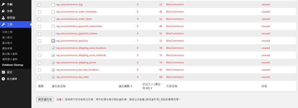 Plugins Garbage Collector | 清理你的 WordPress 資料庫替網站加速