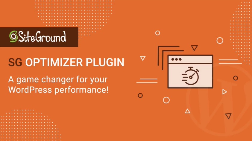 只有 Siteground 主機才能使用的SG Optimizer