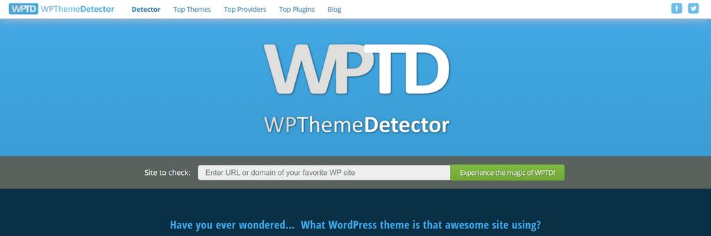 如何知道網站正在使用的主題