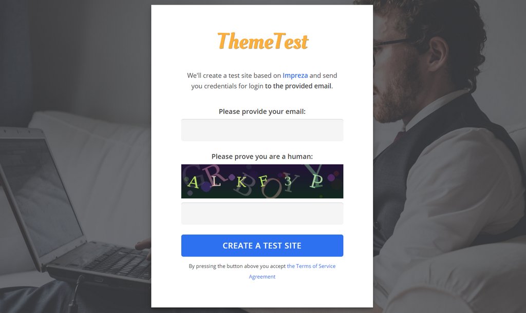 Impreza 佈景主題免費測試使用