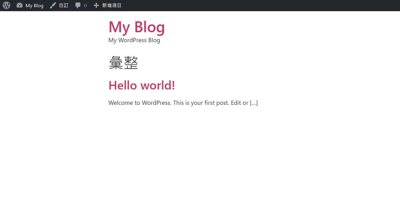 如何建立WordPress測試網站內容
